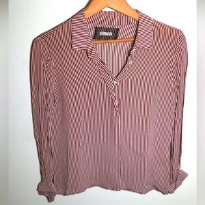 Reformation Striped Blouse Size S